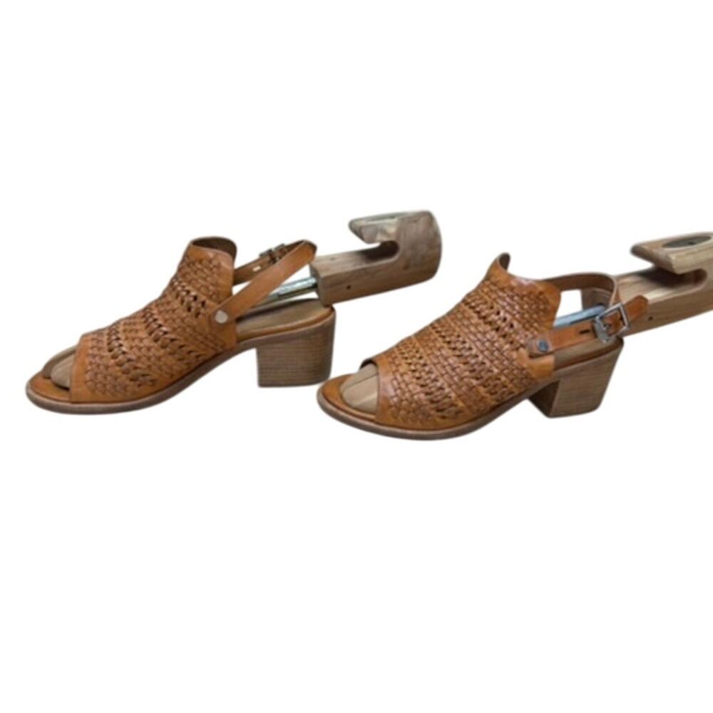 "Rag & Bone" Open Toe Strappy 2.5" Chunky Heel Sz… - image 4